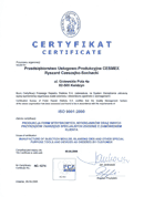 ISO Certificate